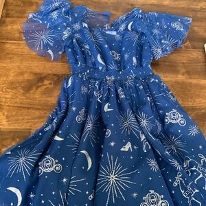 Cinderella Fancy Blue Dress for little girls